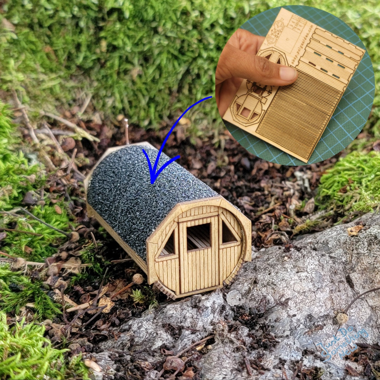 Die Sauna - Maßstab 1:87 oder 1:32 - inkl. Videoanleitung