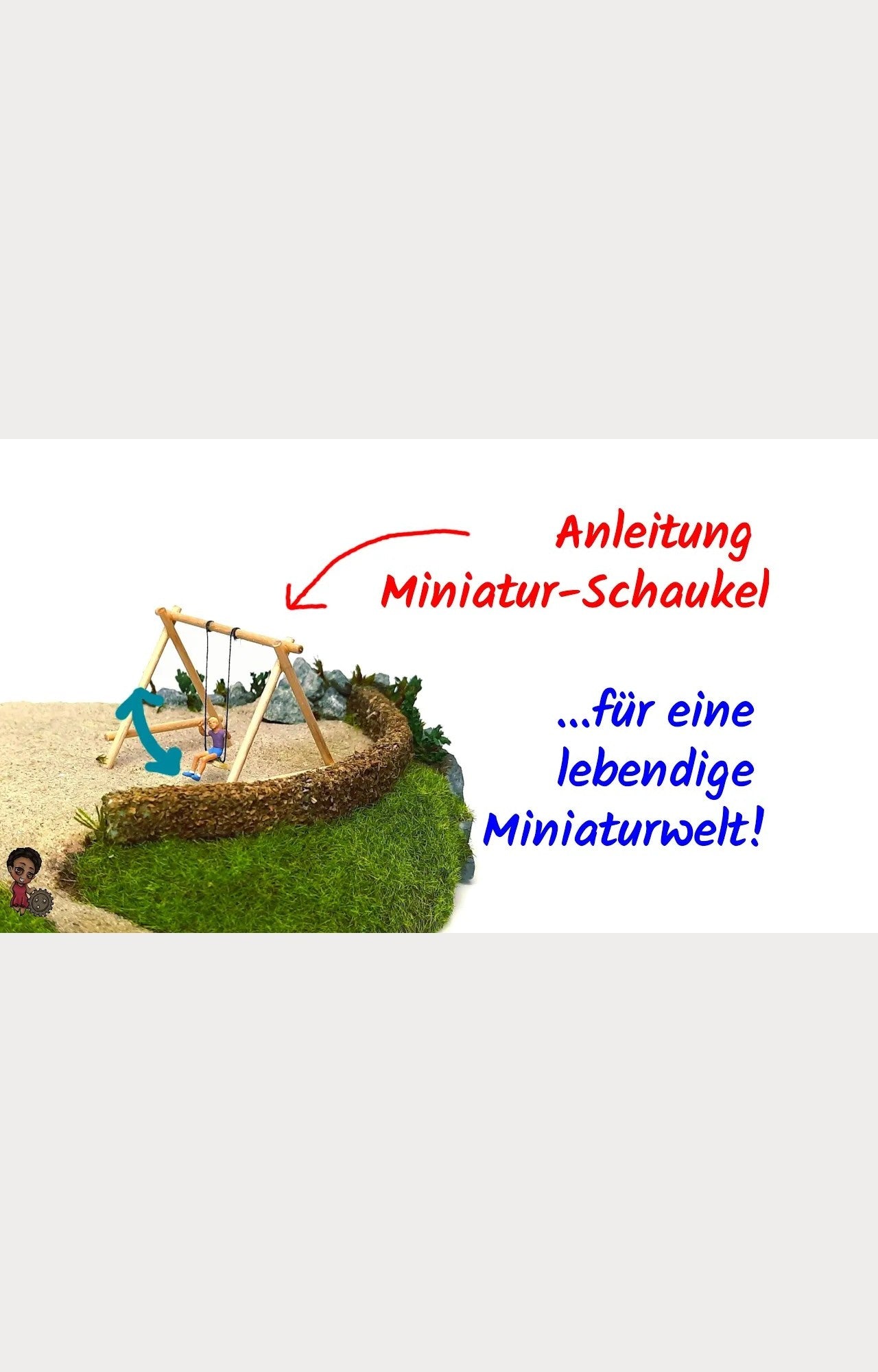 Bauanleitung Schaukelgerüst - Diorama mit Schaukel