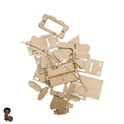 Ein Blick auf den BewegtBauen - Bausatz: Ein Schild im Wind