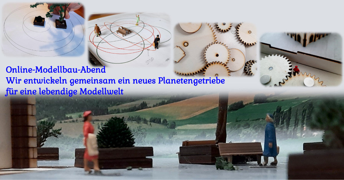 Gemeinsam entwickelter Holz-Bausatz auf dem Online-Modellbauabend: Ein System der unendlichen Möglichkeiten inkl. Videoanleitung