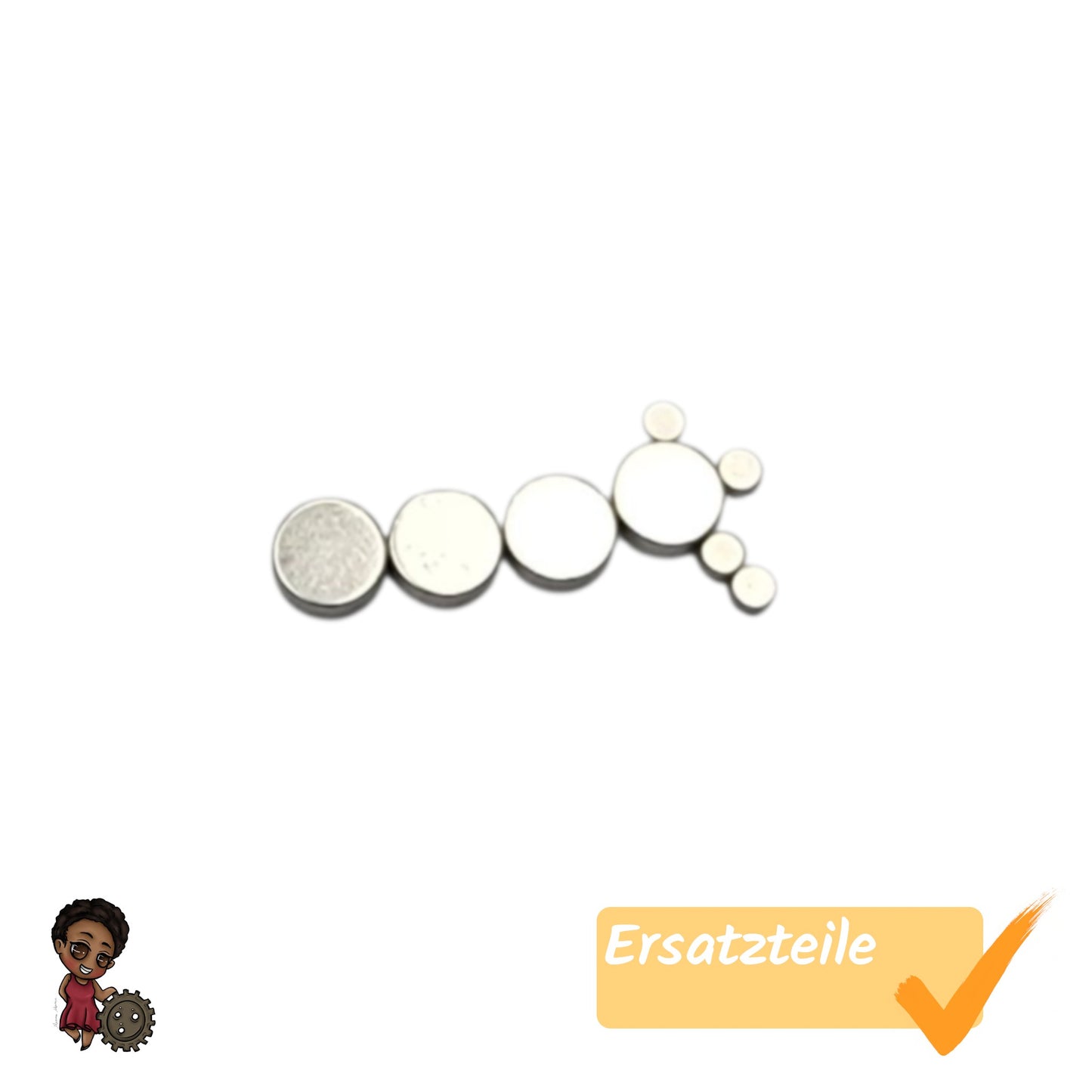 Ersatz-Magnete für BewegtBauen Bausätze