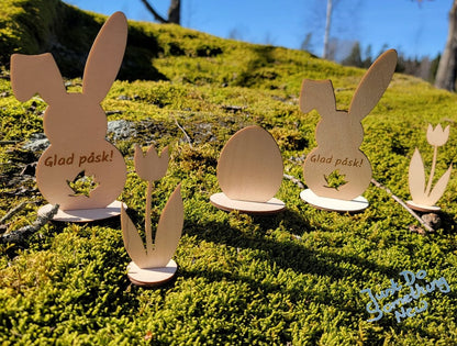 Set Osterdeko - Glad påsk!