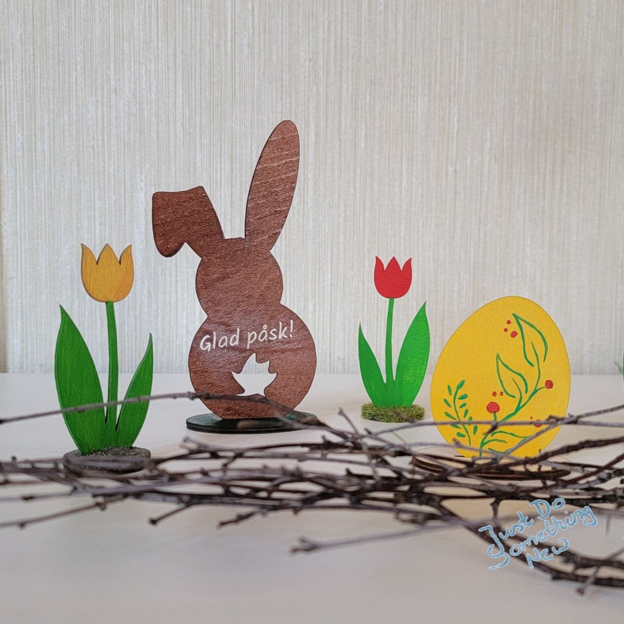 Set Osterdeko - Glad påsk!